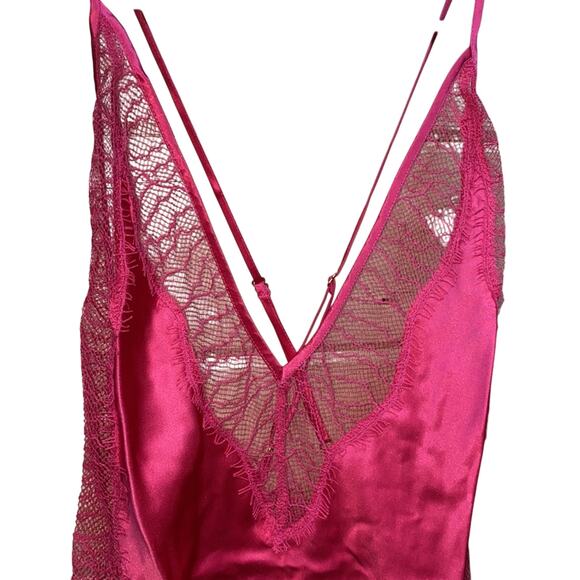 Naked Princess Silk Lace Ella Romper Sexy Lingerie New with Tags Size Medium - Picture 3 of 11